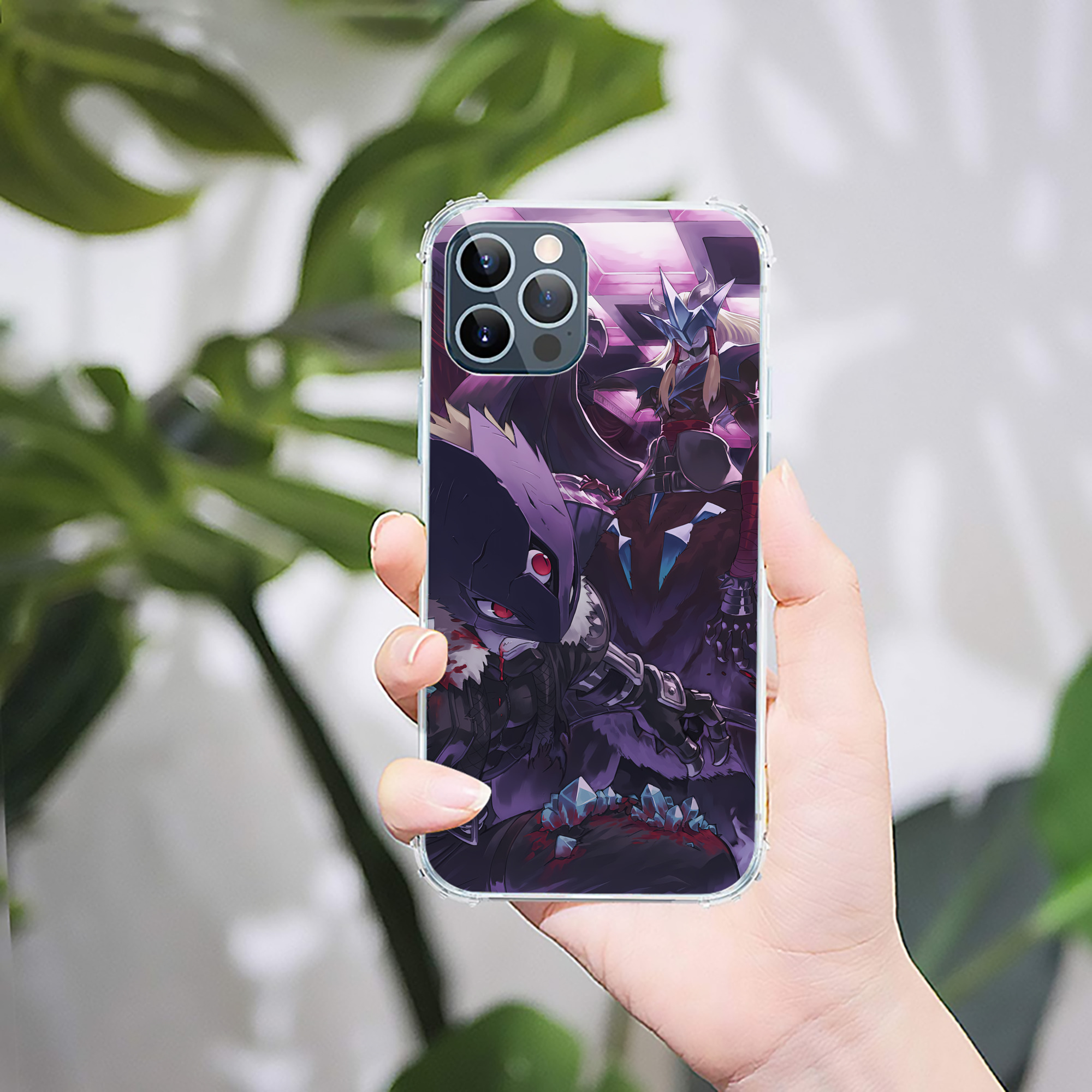 （画像用） Digimon デジタルモンスター/デジモン 【iPhone 12シリーズ対応】透明スマホケース（クリアソフトケース）